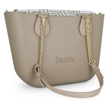 Petite Collection – Stone Light Tan – Gold Chain