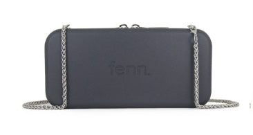 Clutch – Charcoal – Silver Chain