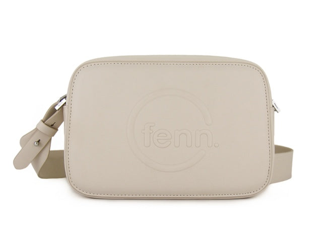 Crossbody – Off White – Silver Zip